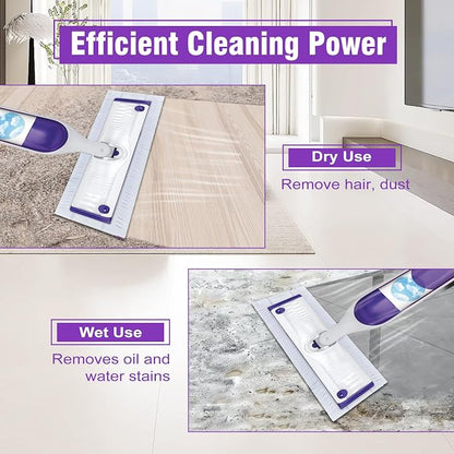 30 Pack Power Mop Refills Pad for Swiffer Power Mop, Disposable Spray Wet Pad - Image 4