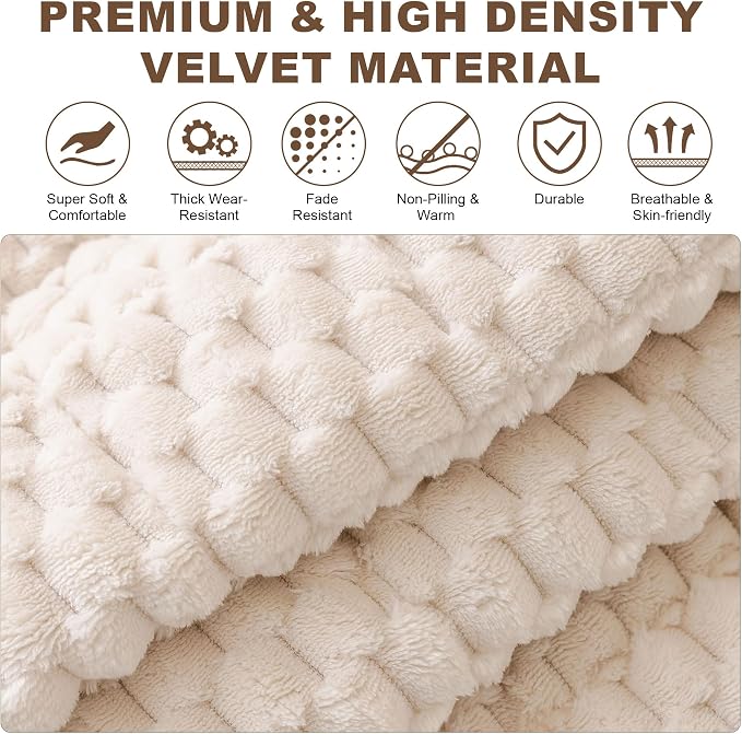 OTOB Couch Covers for Dogs Washable, Non Slip Plush Fuzzy Sofa Slipcovers Dog - Image 3