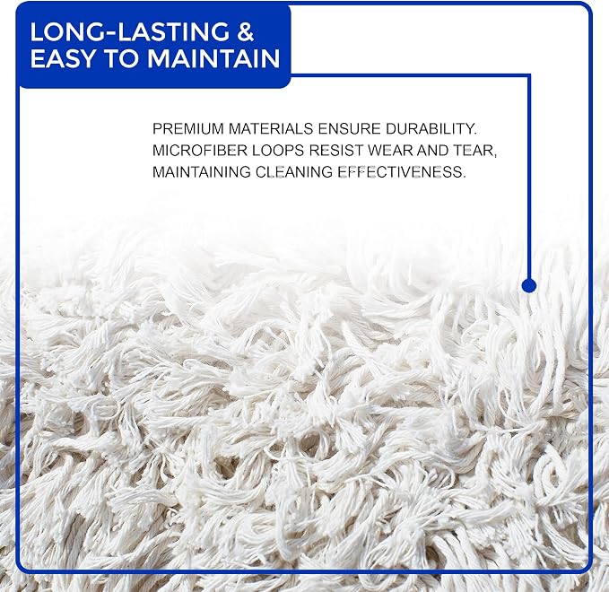 Nine Forty Industrial-Grade 60x5 Cotton Dust Mop Head Refills, Perfect - Image 5