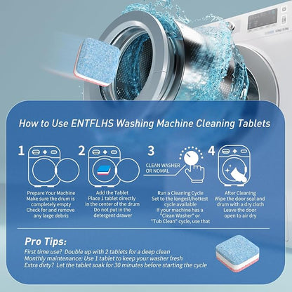 Washing Machine Cleaner Tablets 30 Pack - Image 7