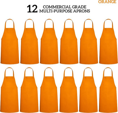 GREEN LIFESTYLE 12 Pack Professional Chef Apron – Grilling Aprons - Image 3