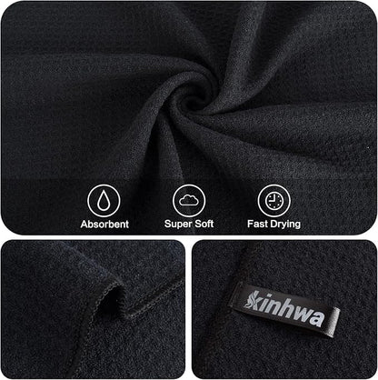 KinHwa Kitchen Washcloths for Dishes Absorbent Microfiber Dish Cloths Quick Dry - Image 6