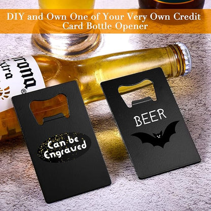 40 Pieces Credit Card Bottle Opener Stainless Steel Poker Wallet Bottle Opener - Image 6