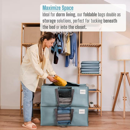VENO 10 Pack Moving Bags for College, Heavy-Duty Storage Totes, Moving Boxes - Image 4