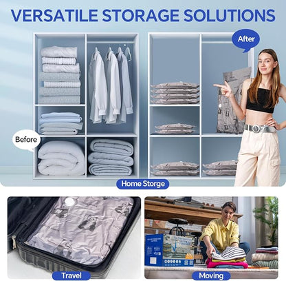 8 Pack Tear-Proof Jumbo Vacuum Storage Bags - Image 6