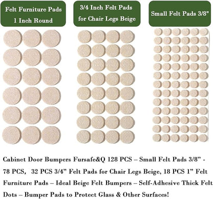 Fursafe&Q Felt Furniture Pads for Hardwood Floors - Image 9