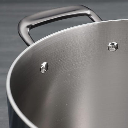 Tramontina Tri-Ply Clad Stainless Steel 6-Quart Saute Pan - Image 9