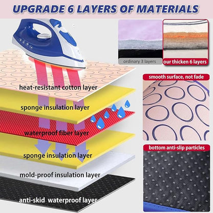 Portable Ironing Mat for Table Top Ironing Pad for Countertop Thick Ironing - Image 4