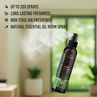 Non-Toxic Odor Eliminator, Natural Cedar Air Freshener Spray - Image 7