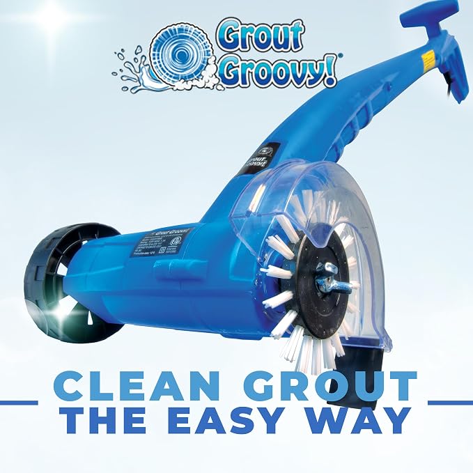 Grout Groovy! Electric Stand-Up Lightweight Grout Cleaning Machine – Large Tile - Image 3