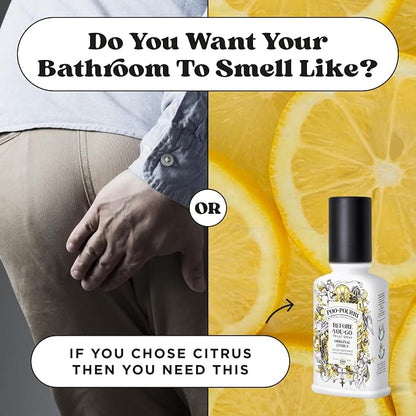 Poo-Pourri Before-You-Go Toilet Spray, Original Citrus, 4 Fl Oz, Bathroom Odor - Image 9