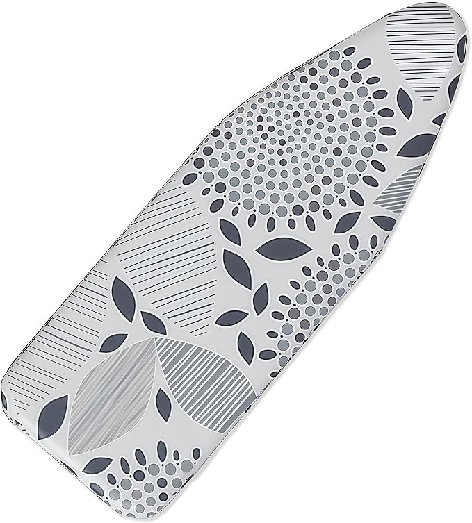 Ironing Board Cover with Two 5MM Thick Feltpads,12"x36"Heat Resistant Replacement Ironing Board Cover and Pad,Fits Standard Ironing Boards,Durability and Easy to Install