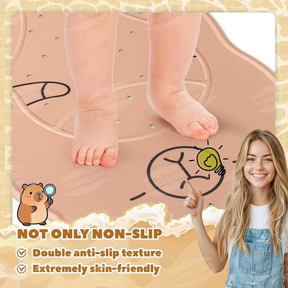 UNEEDE Kids Bathtub Mat Non Slip Shower Mat - Image 4