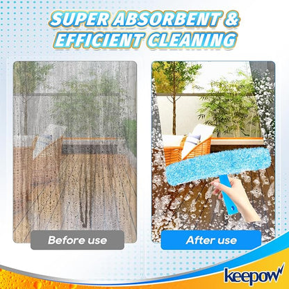 KEEPOW 14" Microfiber Window Scrubber Refill Replacement Compatible - Image 4