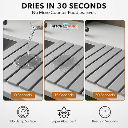Stone Drying Mat for Kitchen Counter - Image 2