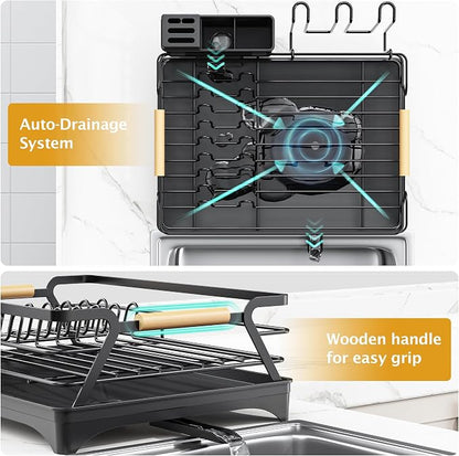 Epicano Dish Drying Rack for Kitchen Counter - Image 4