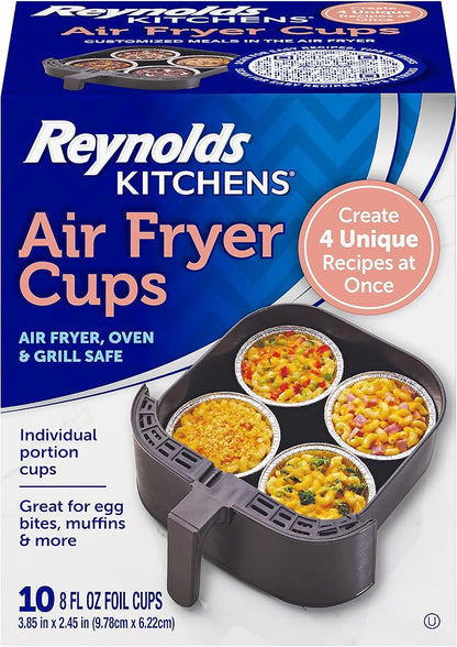 Reynolds Kitchens Air Fryer Cups, Easily Cook Individual Air Fryer Food and by ReynoldsConsumerProducts