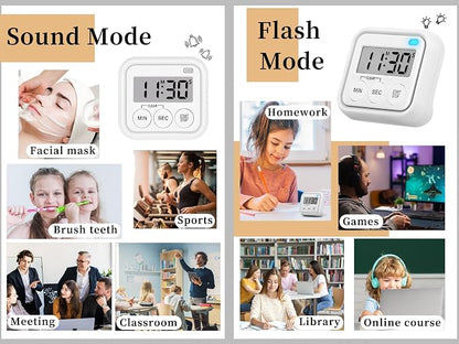 Timer, Kitchen Timers for Cooking Classroom Timer for Kids Teachers Digital - Image 7