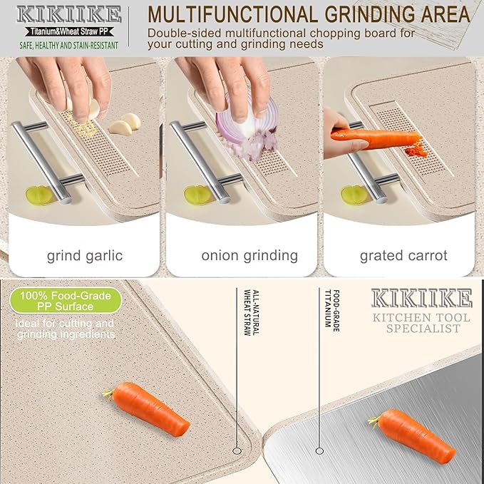 Titanium Cutting Board Double Sided Pure Titanium Cutting Boards - Image 6