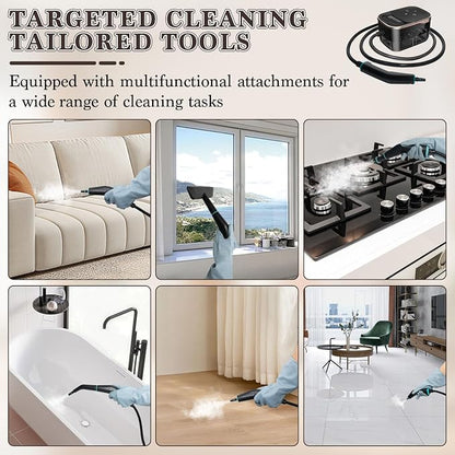 Steam Cleaner, 15s Heat-Up 42.27oz Tank, 2500w Handheld Steam Cleaner - Image 4