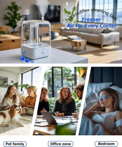 Humidifier Cleaner Anti-Scale Balls: Stop White Dust, Extend Humidifier Life - Image 6