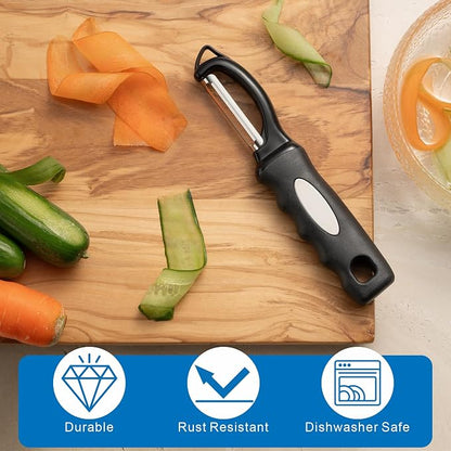 Premium Swivel Vegetable Peeler, Soft Grip Handle and Ultra Sharp Stainless - Image 7