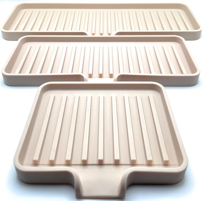 Happitasa Silicone Soap Dish Tray and Sponge Holder - Image 4
