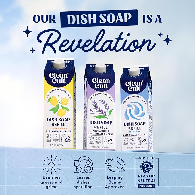 Cleancult Dish Soap Liquid Refills - Image 4