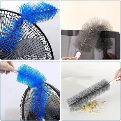 2 Pcs Cobweb Duster, Bendable Fan Cleaner Brushes Set Reusable, Plastic - Image 3