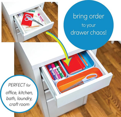 Three by Three Seattle 10 Piece Metal Organizer Tray Set - Image 2