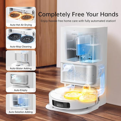 dreame L10s Ultra Robot Vacuum and Mop Combo, Auto Mop Cleaning and Drying - Image 2