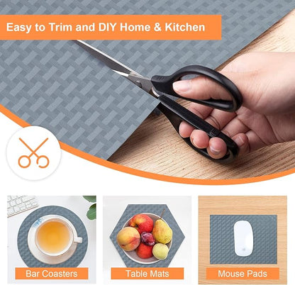 Shelf Liners for Kitchen Cabinets Non Adhesive Drawer Liner EVA Material - Image 2