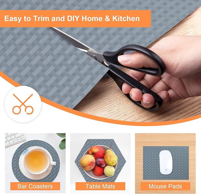 Shelf Liners for Kitchen Cabinets Non Adhesive Drawer Liner EVA Material - Image 2
