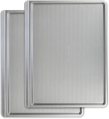 USA Pan Bakeware Cookie Sheet, Warp Resistant Nonstick Baking Pan, Made in the by USAPan