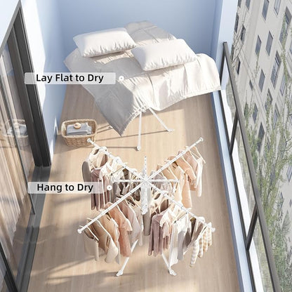 BIREN Clothes Drying Rack Foldable Extending Laundry Rack - Image 7