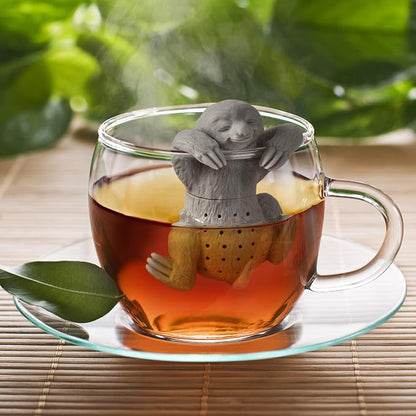 Genuine Fred, SLOW BREW, Sloth Resuable Silicone Tea Infuser, Fun Gift - Image 2