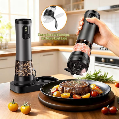 Electric Salt and Pepper Grinder Set - Image 6