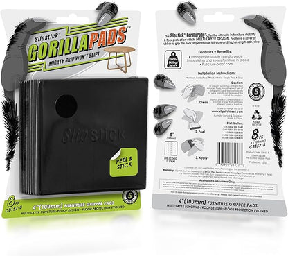 Slipstick GorillaPads Non Slip Furniture Pads/Gripper Feet Floor Protectors - Image 4