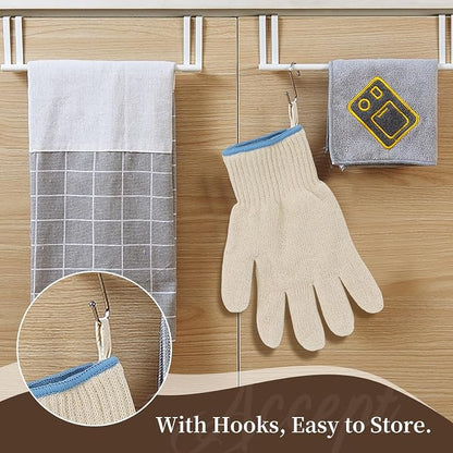 Hovico Heat Resistant Oven Gloves, Ove Glove BBQ Gloves Heat Resistant Cooking - Image 3
