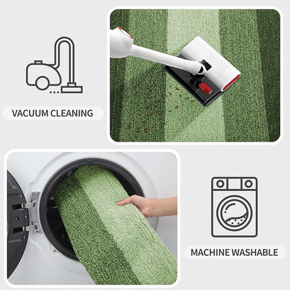 Kitinjoy Indoor Outdoor Door Mat, 48x30 Non-Slip Absorbent Dirt Trapper - Image 5