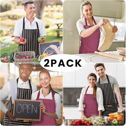 BeLuyi 2 Pack Adjustable Bib Apron - Image 7