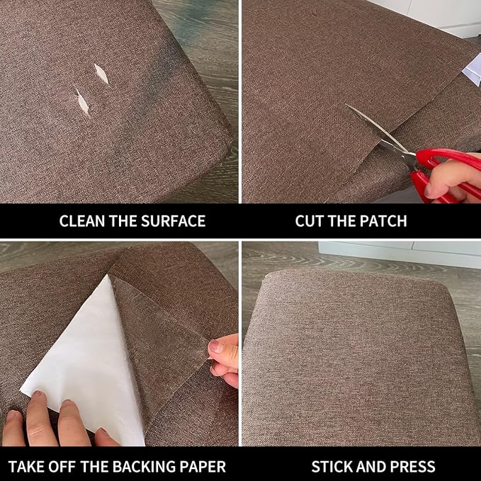 Fabric Repair Patches, 17X79 Inch Linen Repair Tape Self-Adhesive Fabric - Image 6