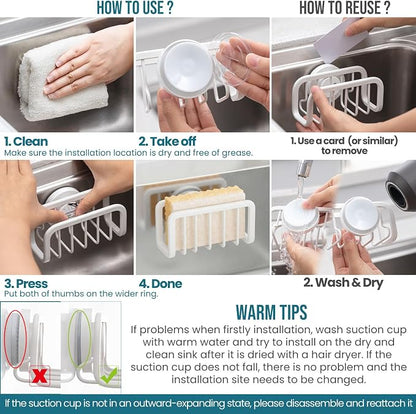 TAILI Sponge Holder for Kitchen Sink - Image 8