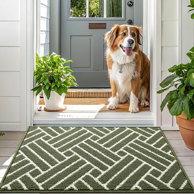 OLANLY Large Indoor Door Mat, 59x35 Inch, Dirt Resistant and Absorbent - Image 6