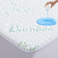 GOONIK California King Mattress Protector, Breathable Bamboo Viscose Waterproof Cal King Mattress Pad Cover with 6-18 inches Deep Pocket
