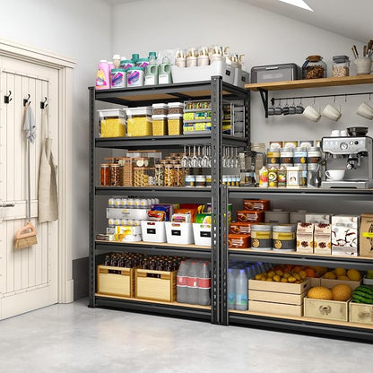 1980LBS Storage Shelves, 5-Tier Adjustable Pantry Shelves, Metal Shelving Unit - Image 7