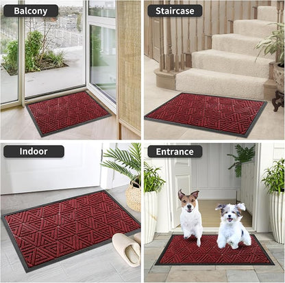 Yimobra Outdoor Mats for Front Door 29.5x17, All-Weather Waterproof Non-Slip - Image 9
