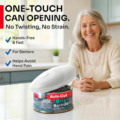 MUELLER HOME SmoothEdge Auto Electric Can Opener – Battery‑Operated One‑Touch w - Image 2