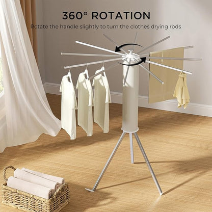 Tripod Clothes Drying Rack, Garment Rack Portable and Foldable Space Saving - Image 3