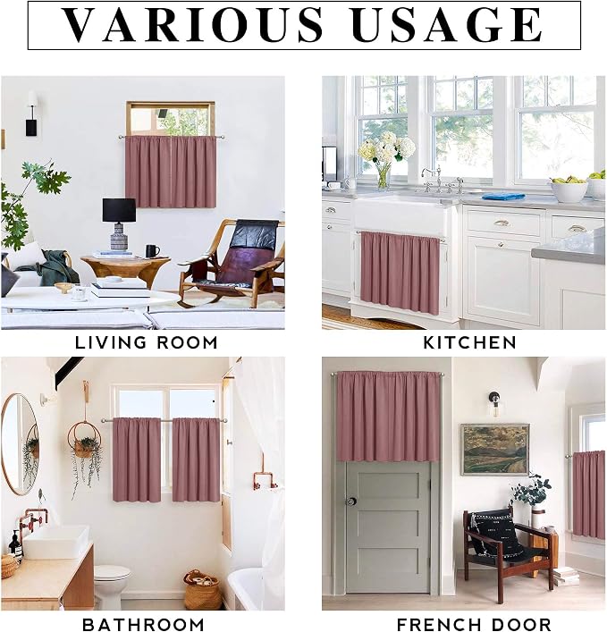 RYB HOME Bedroom Curtains Blackout - Image 7